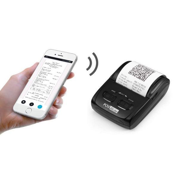 Портативный принтер чеков POS Vector на 58мм с блютузом для РРО фискализации Checkbox, COTA с (USB+Bluetooth) PS-H200 фото