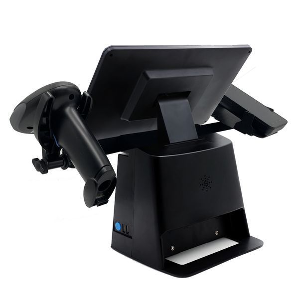 Комплексная касса SHIVA POS Windows 5-в-1 . POS-терминал + встроенный принтер чеков + сканер штрихкодов + держатель + ПО SHIVA-W фото