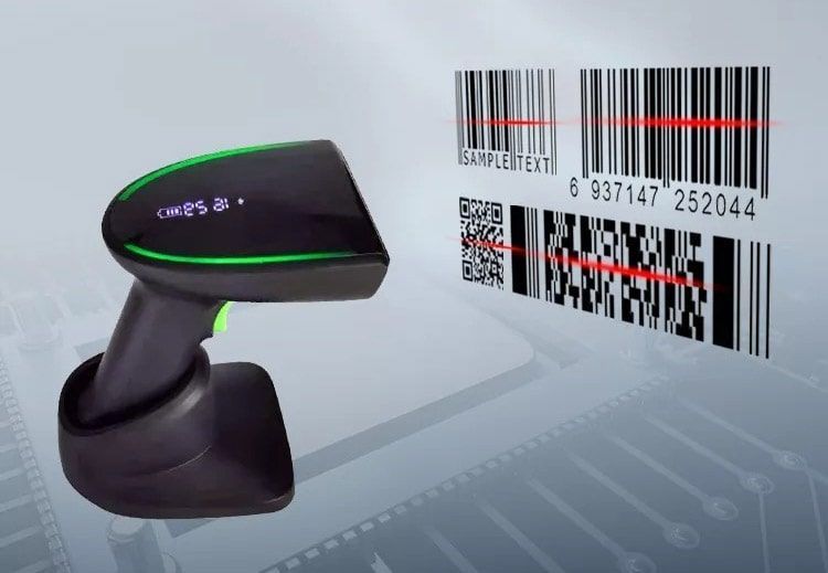 Беспроводной сканер штрихкодов 2D/1D MC-S8GBD-PRO. Высокопроизводительный считыватель с базой для подзарядки USB, BlueTooth MC-S8GBD-PRO фото