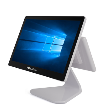 Потужний POS-термінал POS Vector Fabian 15.6&rdquo; Full HD 8/128 ГБ. Сенсорний ПОС термінал на Windows з екраном покупця P1-2-white фото