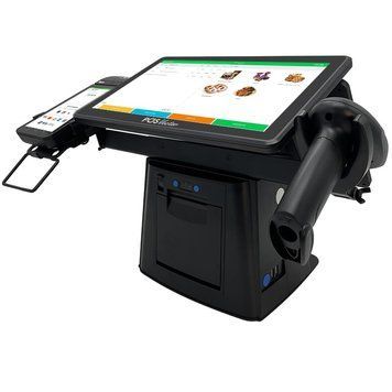 Комплексна каса SHIVA-2 POS 5-в-1. Windows POS-термінал з принтером чеків і екраном покупця + сканер + тримач + ПЗ SHIVA-2-W фото